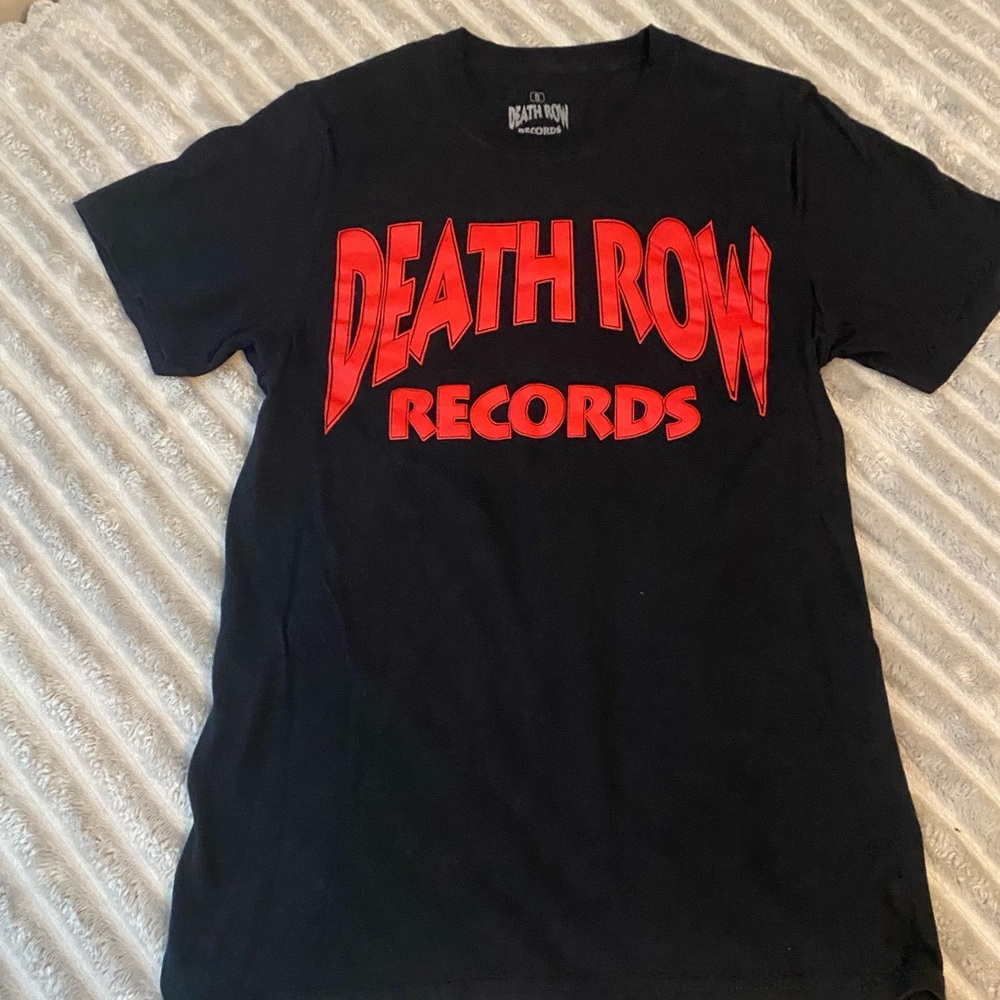 Men’s small black Death Row Records tee